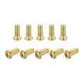 thumbnail image 1 of Unique Bargains M4x10mm Brass Machine Screws, Phillips Pan Head Fastener Bolts 36Pack, 1 of 5