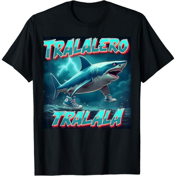 Hot Trending T-Shirt With Tralalero Tralala Bootleg Brainrot Italian Brainrot T-Shirt Design Preview Only