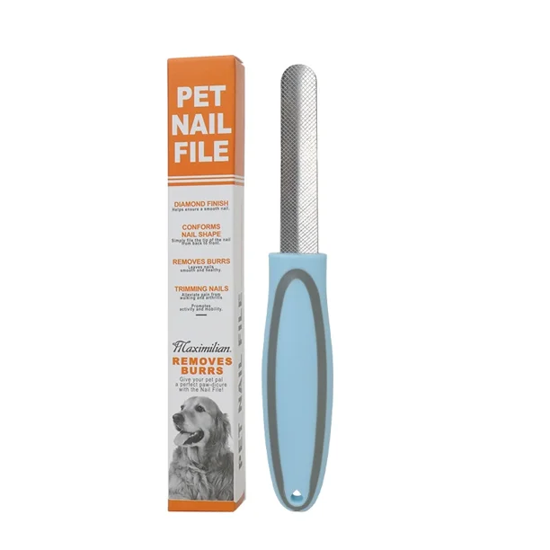 Lima de uñas para perros, lima de uñas para mascotas para suavizar y dar forma a todo tipo de uñas, pule los bordes ásperos, elimina las rebabas para perros y gatos, lima de uñas de metal duradera.