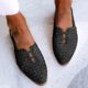 thumbnail image 1 of Zapatos planos puntiagudos para mujer, zapatos casuales tejidos, sandalias cómodas sólidas, zapatos Wmkox8yii shjk6572, 1 of 4