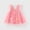 C-Pink149, variant on JIAYUE Girls Spring Dresses Floral Sleeveless Square Neckline Mid Length Ball Gown Elegant Butterfly Front For Toddler Fashionable Breathable Everyday Clothing