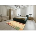 thumbnail image 5 of Ahgly Company Machine Washable Indoor Rectangle Contemporary Sand Brown Area Rugs, 5' x 7', 5 of 7