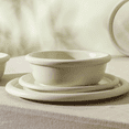 thumbnail image 3 of Stone Lain Capri 12-Piece Dinnerware Set Stoneware, White, 3 of 8