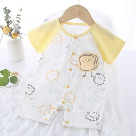 

Baby Jumpsuit Summer Thin Long Sleeve Romper Newborn Clothes Cotton Monk Clothes