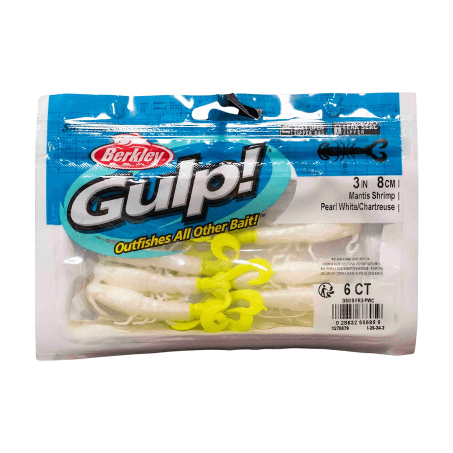 (2 pack) Berkley Gulp! Saltwater Mantis Shrimp Soft Bait