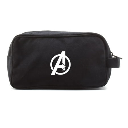 Marvel Superheroes The Avengers Logo Toiletry Bag Travel Shave Kit Cosmetic