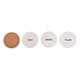 thumbnail image 3 of JUEGO DE 4 PORTAVASOS ZENSE TERNI BLANCO, 3 of 4
