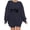 Gray, variant on qelini Plus Size Graphic Crewneck Sweatshirts for Women Long Sleeved Sweatshirt No Hood Trendy Cute Ghost Print Spooky Season Halloween Day Event Pullover Fall Loose Tops Black L