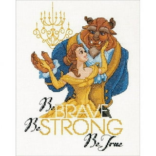 LWZAYS Cross Stitch Kits - Disney Counted Cross Stitch Kits 6 Pack Stamped Cross-Stitch Needlepoint Counted Kits Beginners Embroidery Kit Arts and CR