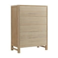 thumbnail image 3 of Alaterre Furniture Arden 5-Drawer Solid Acacia Hardwood Chest Dresser, with Full-Extension Metal Glides and Whisper-Close System, 3 of 8