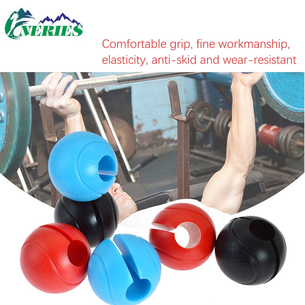 Thick Rubber Barbell Grip Sleeves - Dumbbell Grip Trainer For Forearms & Biceps (10mm/12.5mm) - View #3