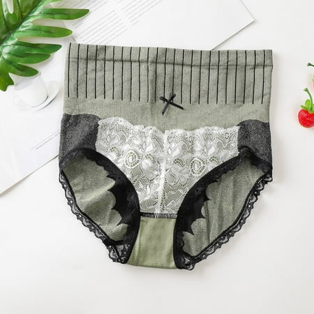 CAICJ98 Plus Size Lingerie Women Panties All Season High Waist Shapewear Short Pants Women Women Underwear Green