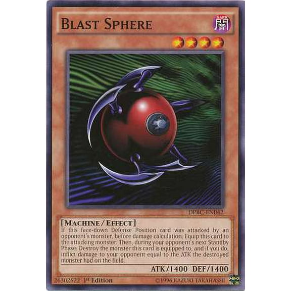 YuGiOh Duelist Pack Battle City Common Blast Sphere DPBC-EN042