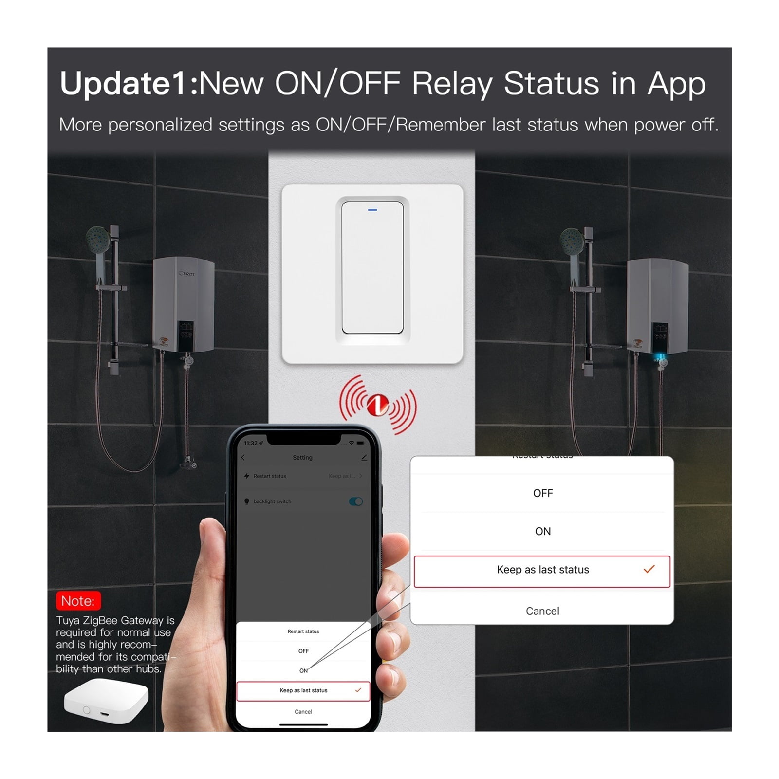 Water Heater Switch Smart Boiler Controllr Wireless Tuya Timer APP For Heating Water Home Vioce ,Trusted and Reliable