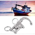 thumbnail image 5 of Swivel Swivel Snap Hook, Quick Links Quick Release Spring Hook for Sailboat Halyard Boats 316 Stainless, 5 of 5