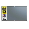 thumbnail image 1 of Black Edge With Hole 16:9 Gray Anti-light Projection Screen Outdoor Household Office ,Easy to Setup, 1 of 7