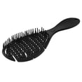thumbnail image 4 of Unique Bargains Grid Hair Comb Detangler Need to Vent Detangling Brush Rubber Black, 4 of 6