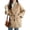 1, variant on Elegant Long Sleeve Pea Coat With Pockets Loose Women Woolen Coat Jacket Winter Thick Lapel Mid-Long Overcoat