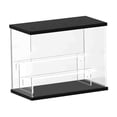 thumbnail image 1 of HILABEE Acrylic Display Case Easy to Assemble 2 Tier Display Box Organizer Cube for Doll XL, 1 of 9