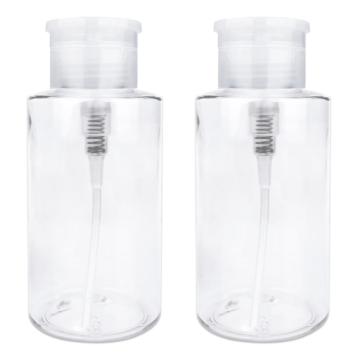 Pana High Quality 10 oz Liquid Pump Dispenser - Clear (2 Bottles)