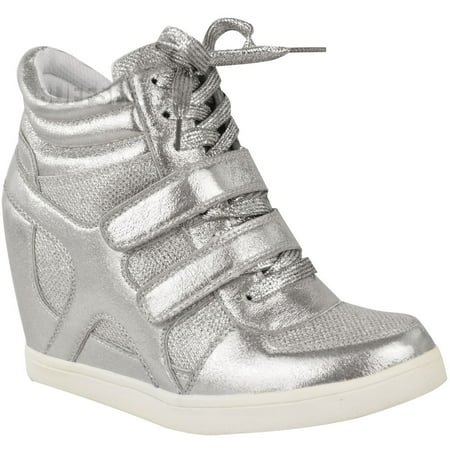 

Fashion Thirsty Womens Ladies Wedge Trainerss Lightweight Ankle Ankle Boots