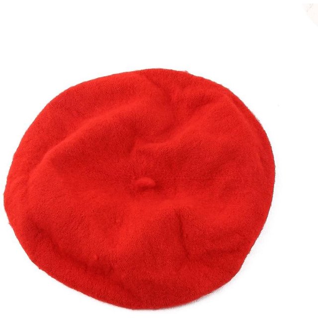 Boina para mujer. Chica. Monocromo. Cálido. Invierno. Gorra de artista francés. Gorro de esquí