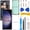 Black, variant on OLED Screen Replacement for Samsung Galaxy S23 Ultra 5G for Samsung S23Ultra SM-S918U SM-S918U1 LCD Display Digitizer Touch Assembly Support Fingerprint S-Pen (White Frame+Protector+Adhesive+Tools)