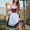 2-White, variant on Oktoberfest Dirndl Dress for Women German Beer Girl Mini Costume Bavarian Peasant Lace Up Maid Outfit