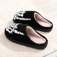 thumbnail image 4 of Zapatillas de felpa de Halloween pantuflas mullidas para el hogar zapatos suaves para parejas para el invierno, 4 of 9