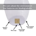 thumbnail image 2 of Chinese Paper Lanterns,30 Pack Chinese Lanterns, Paper Lanterns for Weddings, Birthday Party, New Years, Festival(White), 2 of 9