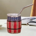 thumbnail image 4 of SIYTUAU 3 Ounce Stainless Steel Beer Mug Mini Portable Shot Glass With Straw For Camping Stainless Steel, 4 of 7