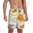 thumbnail image 2 of Sikiie Animals Mens Pajama Shorts, Lounge Pant, Men's shorts，Sleep Pj Shorts for Men-XX-Large, 2 of 6