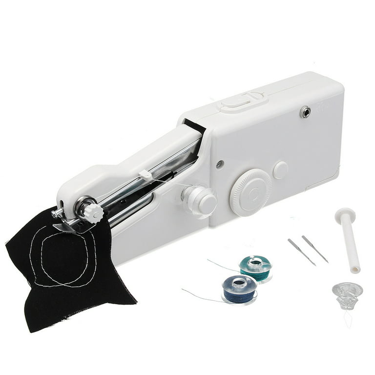  Handheld Sewing Machine, Durable Mini Portable Handheld Wide  Application Hand Stitching Machine Operational Ability for Curtain