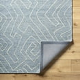 thumbnail image 5 of Hauteloom Raffi Wool Living Room, Bedroom Area Rug - Contemporary - Slate Blue - 5' x 7'6", 5 of 6