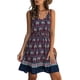 thumbnail image 1 of Mini vestido corto de verano con volantes y cuello en V floral para mujer con tirantes finos y botones Adepaton WRHS-42-2, 1 of 5