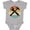 AC-Heather Grey, variant on Mechanic Tool Set Handyman Boys or Girls Baby Bodysuit