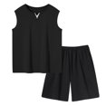 thumbnail image 2 of CHUMUD Shorts Sets for Men 2 Piece Outfits Cotton Tracksuits Summer Matching Set Sleeveless Tank Top Elastic Waist Shorts Set Casual Athletic (Avail for Big & Tall), 2 of 7