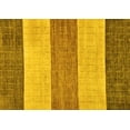 thumbnail image 1 of Ahgly Company Machine Washable Indoor Rectangle Abstract Yellow Modern Area Rugs, 4' x 6', 1 of 4