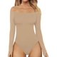 thumbnail image 1 of Xishao Womens Off Shoulder Short Sleeve/Long Sleeve Tops T Shirt Bodysuit Jumpsuit Xishao ropa, 1 of 2