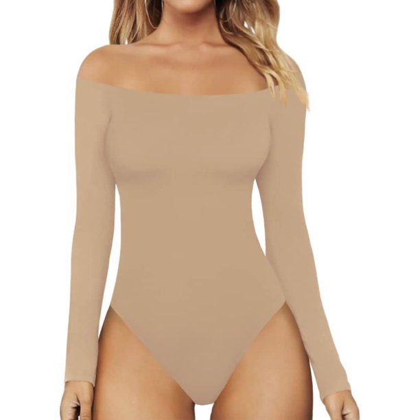 Xishao Womens Off Shoulder Short Sleeve/Long Sleeve Tops T Shirt Bodysuit Jumpsuit Xishao ropa