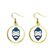 thumbnail image 1 of Ear Dangle Golden Drop Earring Jewelry Mujer Unbranded M, 1 of 3
