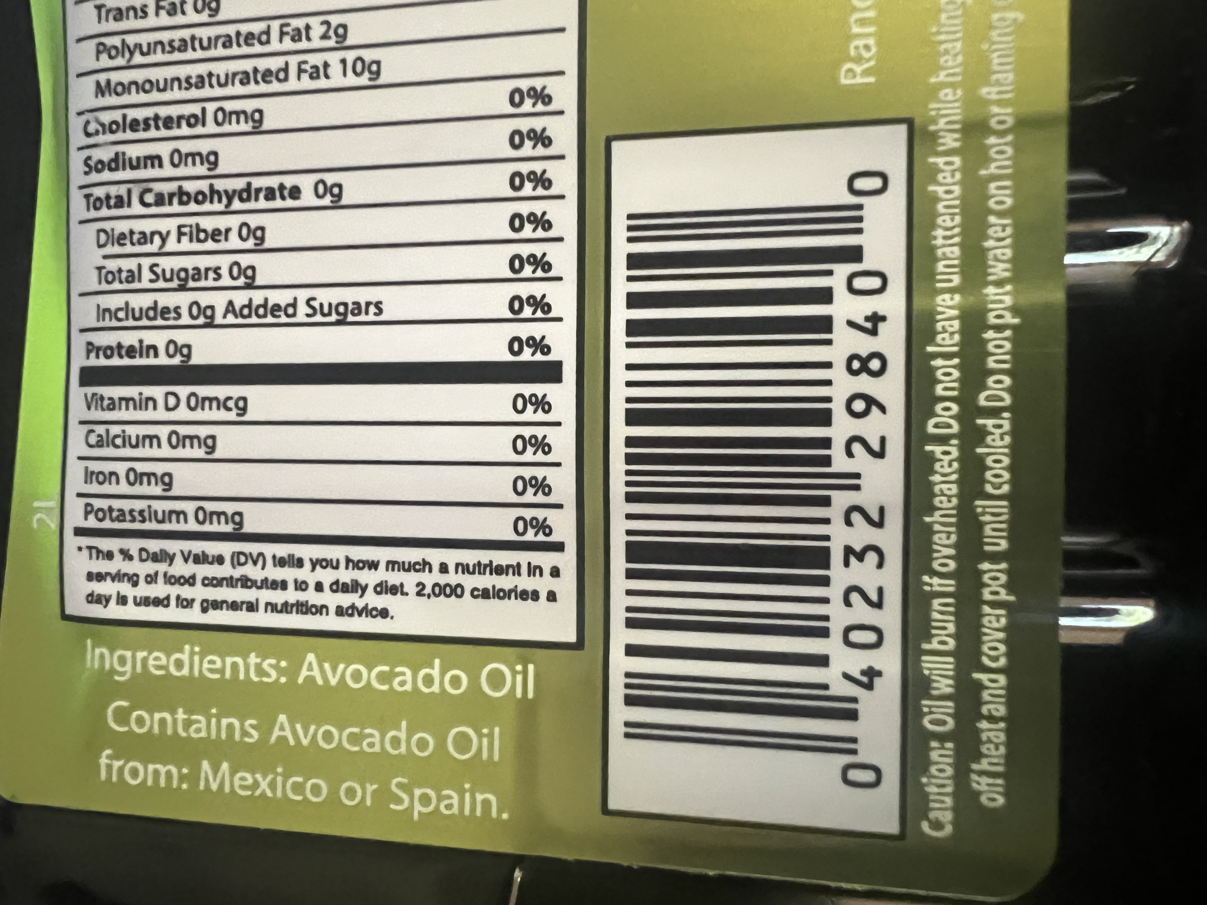 Ciuti Avocado Oil (2 liters)