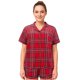 thumbnail image 1 of HITIME Pijama Navideña para Mujer de Seda de Leche Talla XL, Conjunto de Short y Playera, Tela Ultra Suave y Transpirable, Comodidad de Lujo para Dormir o Lounge, 1 of 8