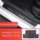 thumbnail image 1 of 4pcs/ser Fibra De Carbono Puerta Del Coche Alféizar Anti Patada Etiqueta Engomada Rasguño Auto Umbral Tira Cinta Impermeable Proteger Película Accesorios, 1 of 4
