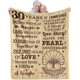 thumbnail image 1 of LHSHID Best Anniversary Marriage Gift Blanket Flannel Soft and Comfortable Anti static Bed Sofa Blanket 60x80in, 1 of 6