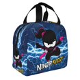 thumbnail image 2 of Ninja Kidz Portable Lunch Bag, Insulated Lunch Box Reusable Lunch Totes Bag For Camping Hiking Travel Picnic, 2 of 8