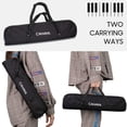 thumbnail image 2 of Air piano Melodica CAHAYA de 32 teclas con doble tubo y funda, color negro, 2 of 8