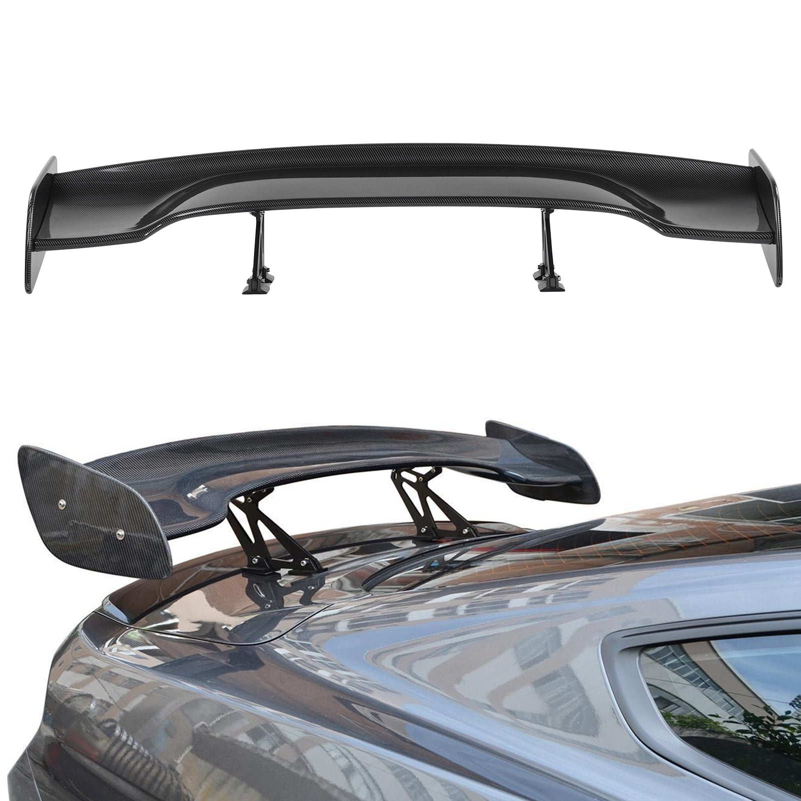 Rear Spoilers Spoilers Universal Carbon Fiber Style Trunk GT Rear