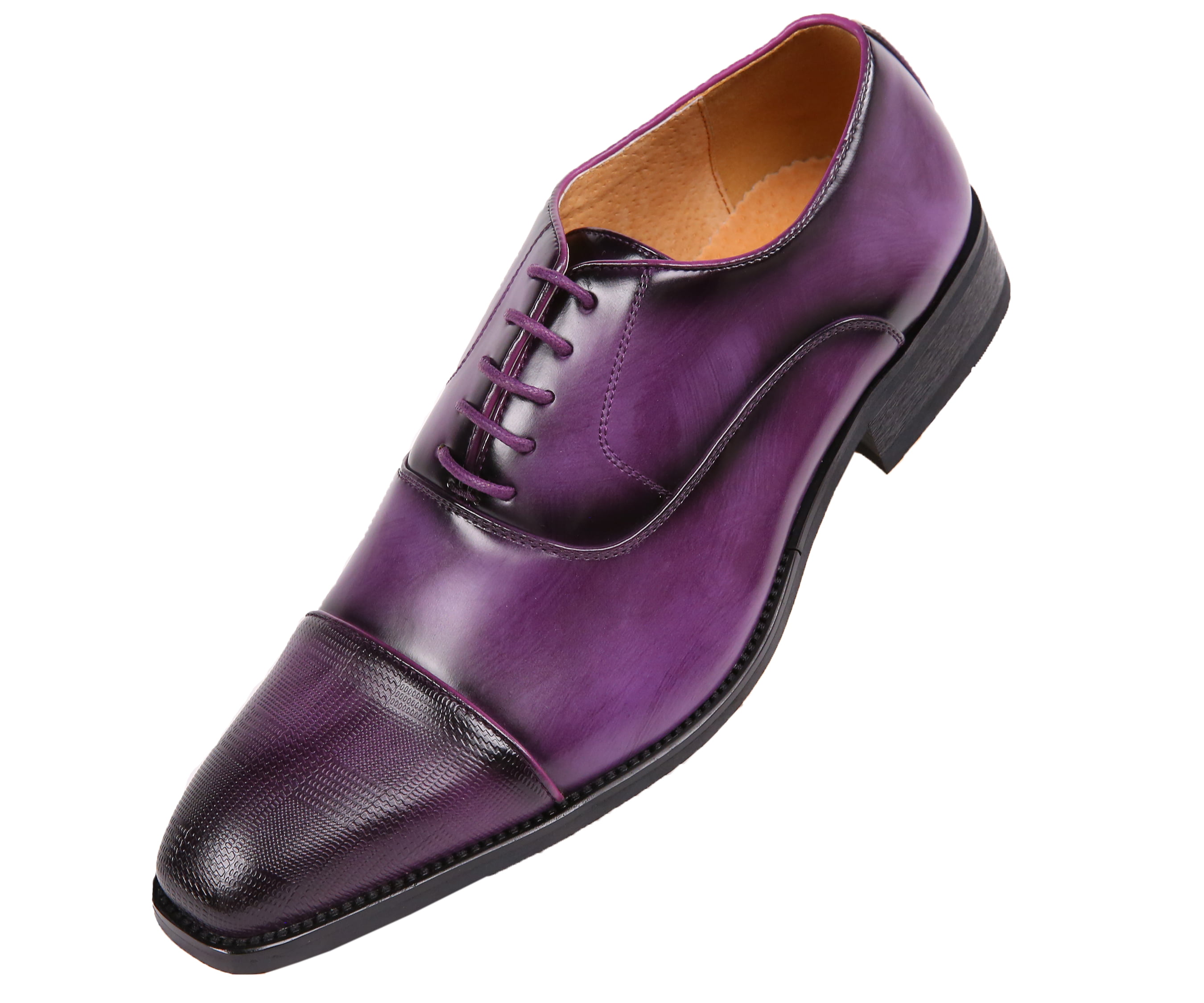mens dark purple dress shoes