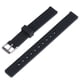 thumbnail image 1 of Correa de reloj de silicona universal de 16 mm Pulsera de repuesto impermeable Correa deportiva de moda (negro), 1 of 5